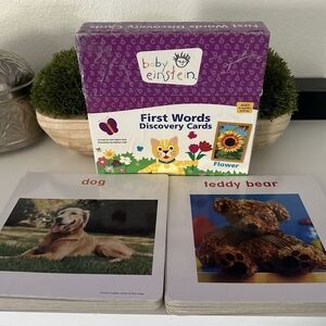 Baby Einstein First Words Discovery Cards - Purple